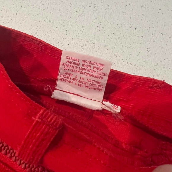 true vintage late 1970s bell bottom flare corduroy pants - Picture 5 of 7